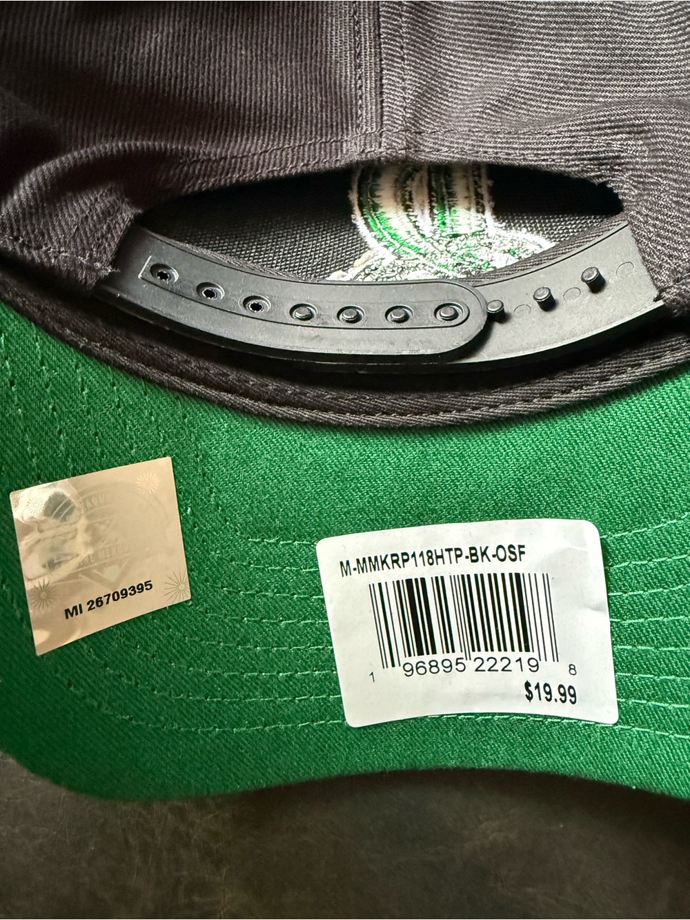 New Dayton Dragons Black and Green Embroidered 'D' Baseball Cap Adjustable - Picture 5 of 7
